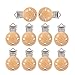Produktbild HO2NLE 10Pcs Schnullerclip Schnullerketten Clip Schnuller Holz Dummy Nippel Halter 44 mm Holzclip für Schnullerkette Baby Mädchen Jungs Kind