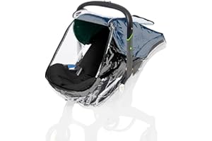 Cysocool Housse de pluie pour Doona bébé siège d'auto, Habillage Pluie pour Poussette, pare-pluie imperméable avec fermeture à glissière facile d'accès bébé accessoire de siège d'auto
