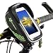 Produktbild Fahrradtasche universelle Fahrradrahmentasche Regendicht touchscreen, Radsport Wasserdicht, Fahrradlenkertasche / tragbar / Multifunktional für iPhone 7 Plus/6 Plus/Samsung s8 Plus edge andere bis zu 5,5 Zoll Smartphone für Mountainbikes, Fahrräder, Rennräder (Grün)