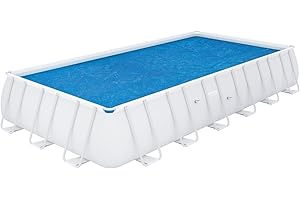 BESTWAY Cobertor Solar Rectangular 703x336 cm para Piscinas Rectangulares de 640x274 cm Azul