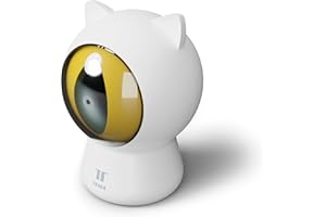 Tesla Smart Laser Dot Cats | Laser Katzenspielzeug | Smart Laserpointer mit Autoplay und manuell über App | Drei Modi bringen Abwechslung in den Spaß Laserspielzeug für Katzen | LED Pointer für Katzen