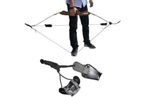 ‎HUNTINGDOOR Huntingdoor Bogenspanner für Recurvebogen Langbogen Bogenschießen Leder Spannhilfen Spannschnur Gliedmaßen Spannhilfe Bogenspannhilfe