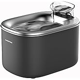Haustier WF007L Otomatik Kedi Su Sebili,Kedi Su &Ccedil;eşmesi, Su Şelalesi, Su Pınarı 3.5Lt Geniş Hazne, Bpa I&ccedil;ermez, Ultra Sessiz 