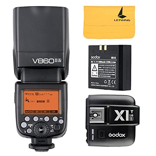 Godox Ving V860II-S 2.4G TTL Li-on Batterie Kamera Blitz Speedlite für Sony HVL-F60M, HVL-F43M, HVL-F32M (v860ii-s + x1t-s) Godox Ving V860II-S 2.4G TTL Li-on Batterie Kamera Blitz Speedlite für Sony HVL-F60M, HVL-F43M, HVL-F32M (v860ii-s + x1t-s)