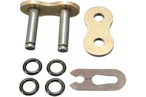 Crozgan 520H Master Connecting Link Motorcycle Chain Link - O Ring Connecting Master Gold Split/Clip Chain Master Connector Link for DID 520 VX2