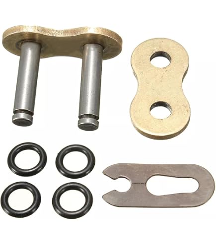 QAZAKY Lot De 10 Connecteurs De Chaîne 428 Pour Moto 50cc à 125cc - Maillons Maîtres ATV Quad Scooter