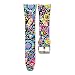 Produktbild Altsommer Multi Blumen Muster Amband 20mm für Samsung Gear Fit2 Pro,Buntes Blumen Muster Silikon Sportarmband mit Vertraglich Uhrenarmband Replacement für Herren Damen 135-230mm (B)