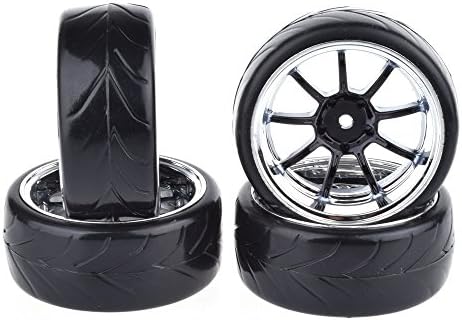 4PCS 1:10 Drift Car Rc Tires Tyre Wheel Diameter61mm Width26mm For Traxxas HSP Tamiya HPI