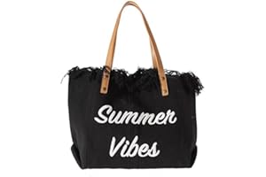 GDVONE Borsa da Spiaggia Borsa di Tela di Grande Capacità Borsa a Mano Borsa da Donna Nuova Borsa a Tracolla 40 * 12 * 32cm