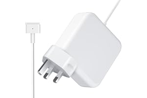 FUDCOCWN Mac Book Pro Charger 60W Power Supply Adapter Magnetic 2 T-Tip Mac Pro Laptop Charger Adapter Mac Charger for Mac Air (after Late 2012), Mac Pro 13" (2012-2015)