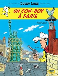 jaquette livre Aventures de Lucky Luke d'après Morris (Les) - tome 8 - Un cow-boy à Paris