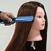 26" 66CM Hairdressing Training Head 30% Real Hair Mannequin Doll Clamp Light Brown