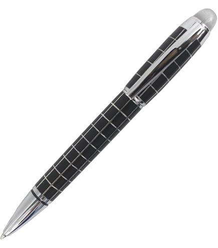 Bolígrafo Retro OPAX51 68 Acero Inoxidable - Tinta Gel Negra 0.7mm, Diseño Años 50, Clip Solapa, Elegante