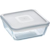 E-far Quadratische Backform – 20x20x5 Cm, Edelstahl, Für Kuchen, Lasagne & Brownies