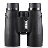 Prismáticos 10x42, de alta Potencia de Magnificación Prismáticos - Brillante y claro Alcance de vista - de viaje, Observación de aves, Astronomía, Deportes y Vida Silvestre - Incluye una funda, tapas de lentes, la correa, paño y de Garantía - Color Negro