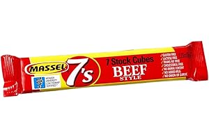 Massel 7's, Vegan Bouillon Stock Cubes - Gluten-Free, Beef Broth Flavour - 35g, Pack of 10 Soup Stock