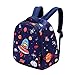 Produktbild Cool&D Baby Rucksack Kindergarten Rucksack mit Weltraum Muster Schultasche für Jungen und Mädchen 1-3 Jahre