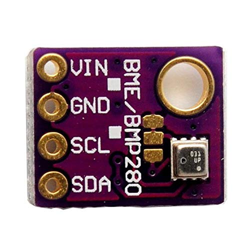 BME280 - Sensore di umidità digitale di temperatura 5 V, pressione barometrica atmosferica, scheda IIC I2C Breakout per Arduino (confezione da 2