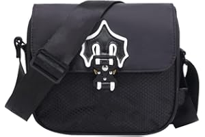WELKREN Trapstar , Fashion Brand, Crossbody Bag, Shoulder Bag, Oxford Fabric Hip Hop, black