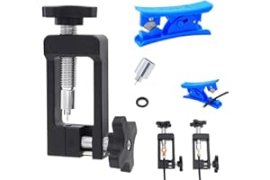 Vmxlso Bicycle Hydraulic Hose Fitting insert Tool, Kit Needle Driver Insertion Tool, Bike oil Tube Tool with Hydraulic Hose Cutter, Bicycle Brake Hose Tool for Bike Road Bicycle Repair