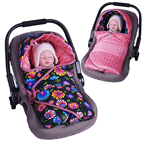 Preisvergleich Produktbild Sevira Kids Wende-Einschlagdecke, Minky, universell und vielseitig einsetzbar, für Autositz