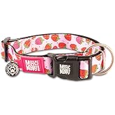 Max & Molly Urban Pets Original Serisi Akıllı K&uuml;nyeli K&ouml;pek Boyun Tasması (M, &Ccedil;ilek)