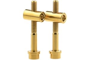 Ruifu M5 - Tornillos de titanio para bicicleta (2 unidades, 40 mm)