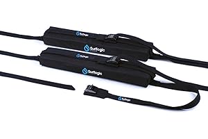 SURF LOGIC SurfLogic Porta Tablas Surf Doble, Adultos Unisex, Negro, XL