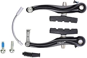 SUNGOOYUE Juego de Frenos en V para Ciclismo de Bicicleta Negro, 1 par/2 Pares Juego de Frenos en Forma de V para Bicicleta de Componentes y repuestos Ciclismo