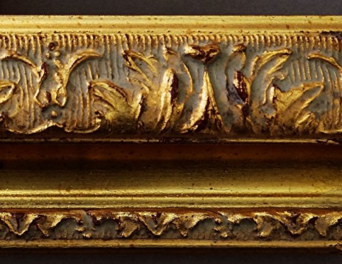 Spiegel Wandspiegel Badspiegel Flurspiegel Garderobenspiegel – Über 200 Größen – Rom Gold 6,5 – Größe des Spiegelglases 80 x 100 – Wunschmaße auf Anfrage – Antik, Barock - 3