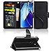 Produktbild Arae Samsung Galaxy A5 2018 Hülle, Handyhülle Galaxy A5 2018 Tasche Leder Flip Cover Brieftasche Etui Schutzhülle für Samsung Galaxy A5 2018 - Schwarz