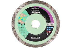 Sidamo - Disque diamant ULTRA CÉRAM D. 125 x 22,23 x H 10 mm Grès céram/faïence - 11130025 - Sidamo
