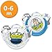 Produktbild NUK Disney Pixar Toy Story Trendline Silikon-Schnuller, 0-6 Monate, 2 Stück, Buzz / Alien