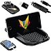 Produktbild mobilefox® KFZ Anti-Rutsch Matte integr. Handy Halterung + Ladekabel + Adapter SET für Apple iPhone 7/Plus/6/S/5 - Rutschfestes Auto Halter Pad