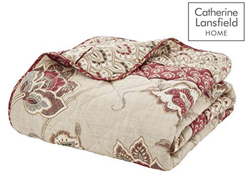 Catherine Lansfield Kashmir Easy Care Bedspread Multi, 200x200cm Catherine Lansfield Kashmir Easy Care Bedspread Multi, 200x200cm