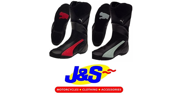 yellow puma motorcycle boots