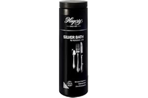 Hagerty Silver Bath Silver immersion bath with tarnish protection 580 ml I Effective dip bath for silver or silver-plated metal I Silver cleaning bath for renewed shine I With immersion basket