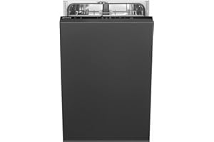 SMEG DI4522 Fully Integrated Slimline Dishwasher - Black Control Panel - E Rated