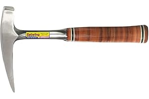 Estwing E30 Pickhammer, spitzer Kopf, Ledergriff, robust, 624 g