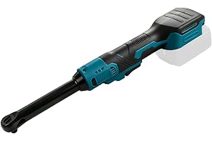 3/8 tum utökad trådlös Ratchet-nyckel, kompatibel med Makita 18 V batteri, 320 rpm 80 nm, 16 cm och LED-ljus för bilbyggproje