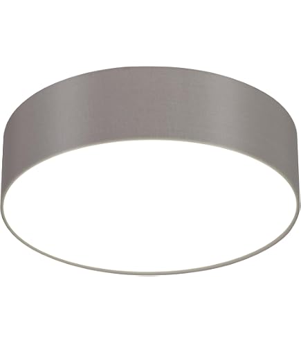 QAZQA Smarte Deckenleuchte Drum – 50 Cm, 3-flammig, Schwarz/weiß, Dimmbar Per WiFi