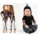 EZI 2 Pcs Fake Nylon Kid Temporary Fake Tattoo Sleeves Arm Stockings Goth Punk Cool Child # 7600522
