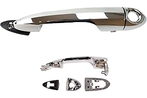 EASYSHOP24H Maniglia Esterna Porta Anteriore Sinistra Per Alfa Romeo Mito Giulietta Ypsilon 2011 Cromata Maniglietta Apertura Portiera