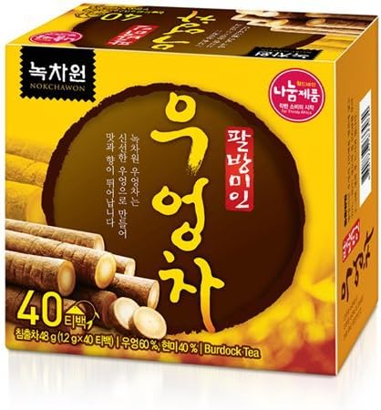HEALTH TEA Korea Food Burdock Tea 1.2G X 40 Tea Bags 우엉차