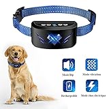 Collier Anti Aboiement Chien Automatique,Collier de Dressage pour Chien Rechargeable Mode de Vibration et Sonore Sensibilité Réglable pour Petits Chiens, Moyens et Grands Chiens pour 7kg-54kg