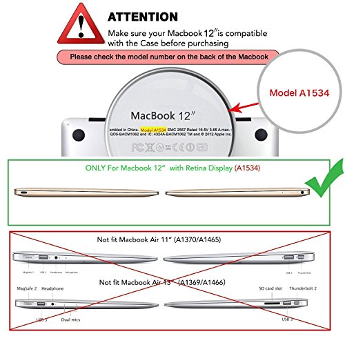 MOSISO MacBook 12 Retina H  lle - Ultra Slim Hochwertige Hartschale Tasche Schutzh  lle Snap Case f  r MacBook 12 Zoll mit Retina Display A1534  Neues