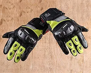 Axor Striker Black Neon Green Gloves-M