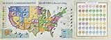 Image de 50 State Commemorative Quarters Collector's Map: Including the District of Columbia and the U.s Territories