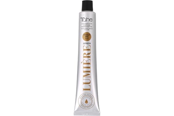 Tahe Lumière Express Tinte de Pelo Coloración de Cabello Permanente Tinte Tono 7.1 Rubio Medio Ceniza, 100 ml