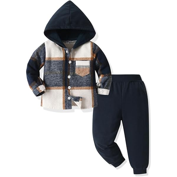 Ensemble Vêtements Garçon 140 Cm - Haut Manches Longues + Pantalon - Imprimé Tendance - Confortable Et Doux - Pour Toutes Occasions